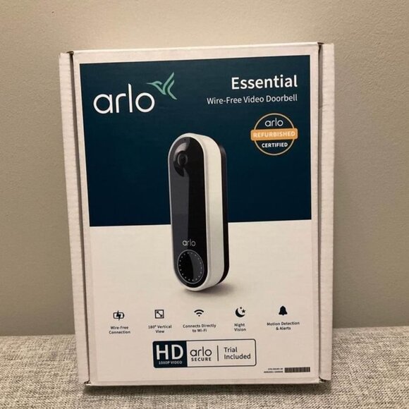 Arlo Essential AVD2001-1SCNAS Wire-Free Video Doorbell HD - Picture 1 of 1
